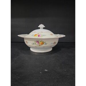 Kongo KON19 China Japan Vegetable Serving Bowl With Lid Hand Painted 10 1/2"